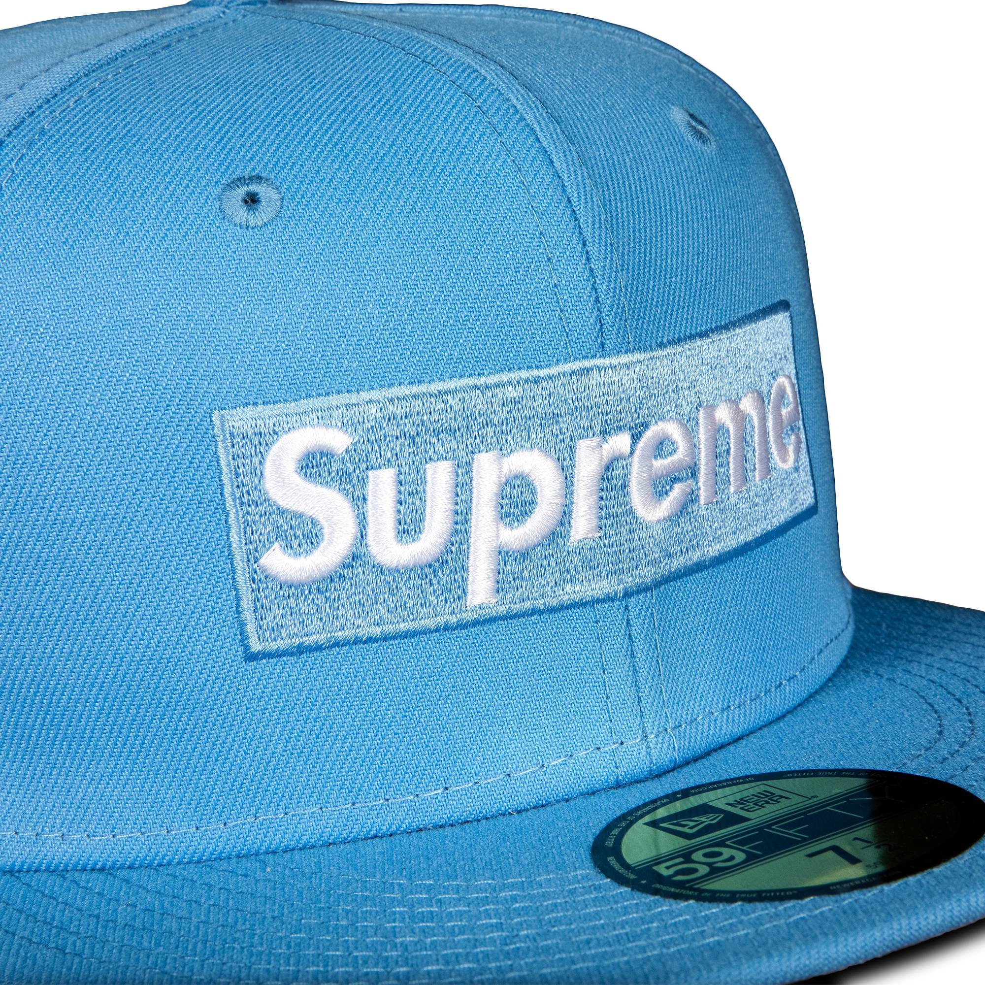 Supreme Supreme x New Era Champions Box Logo Hat 'Bright Blue