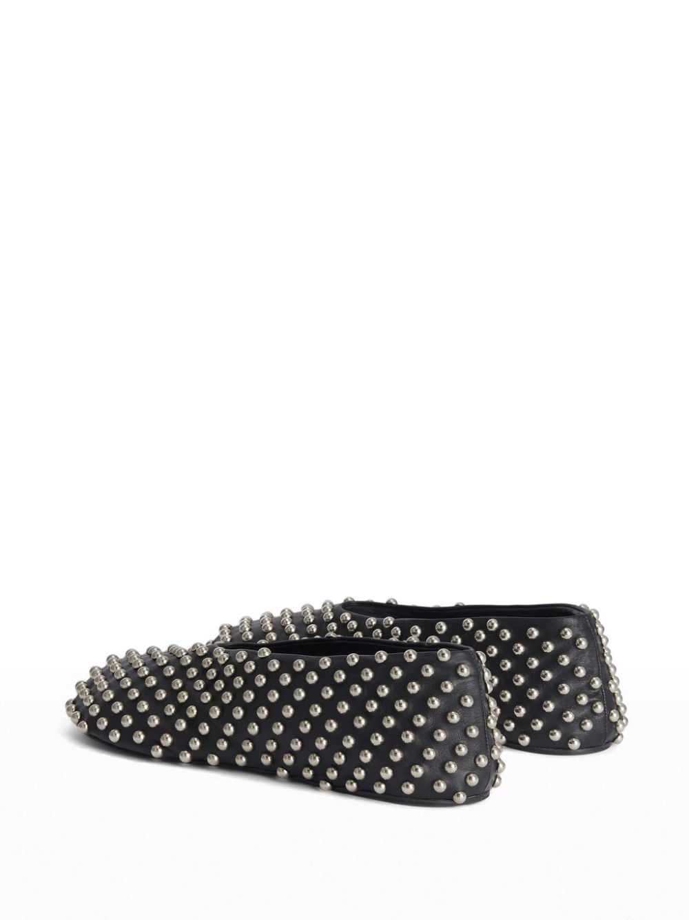 studded ballerina shoes - 3