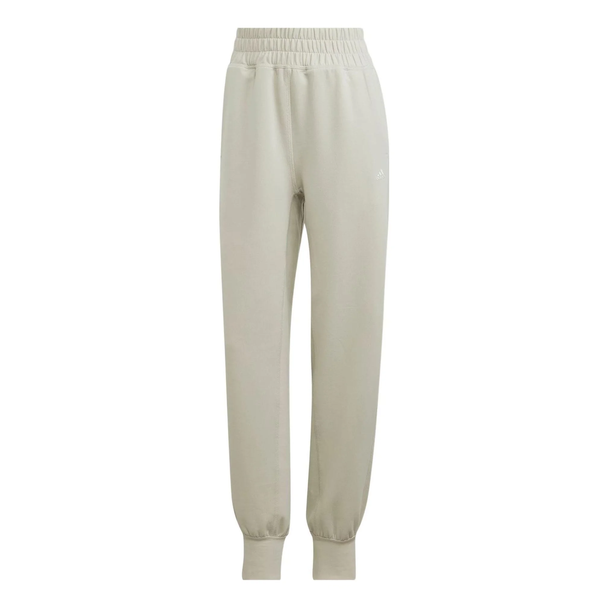 (WMNS) adidas AEROREADY Studio Pants 'Beige' HK2364 - 1