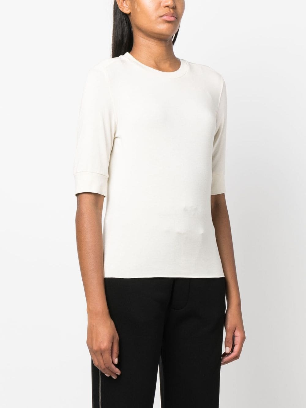 round-neck stretch T-shirt - 3