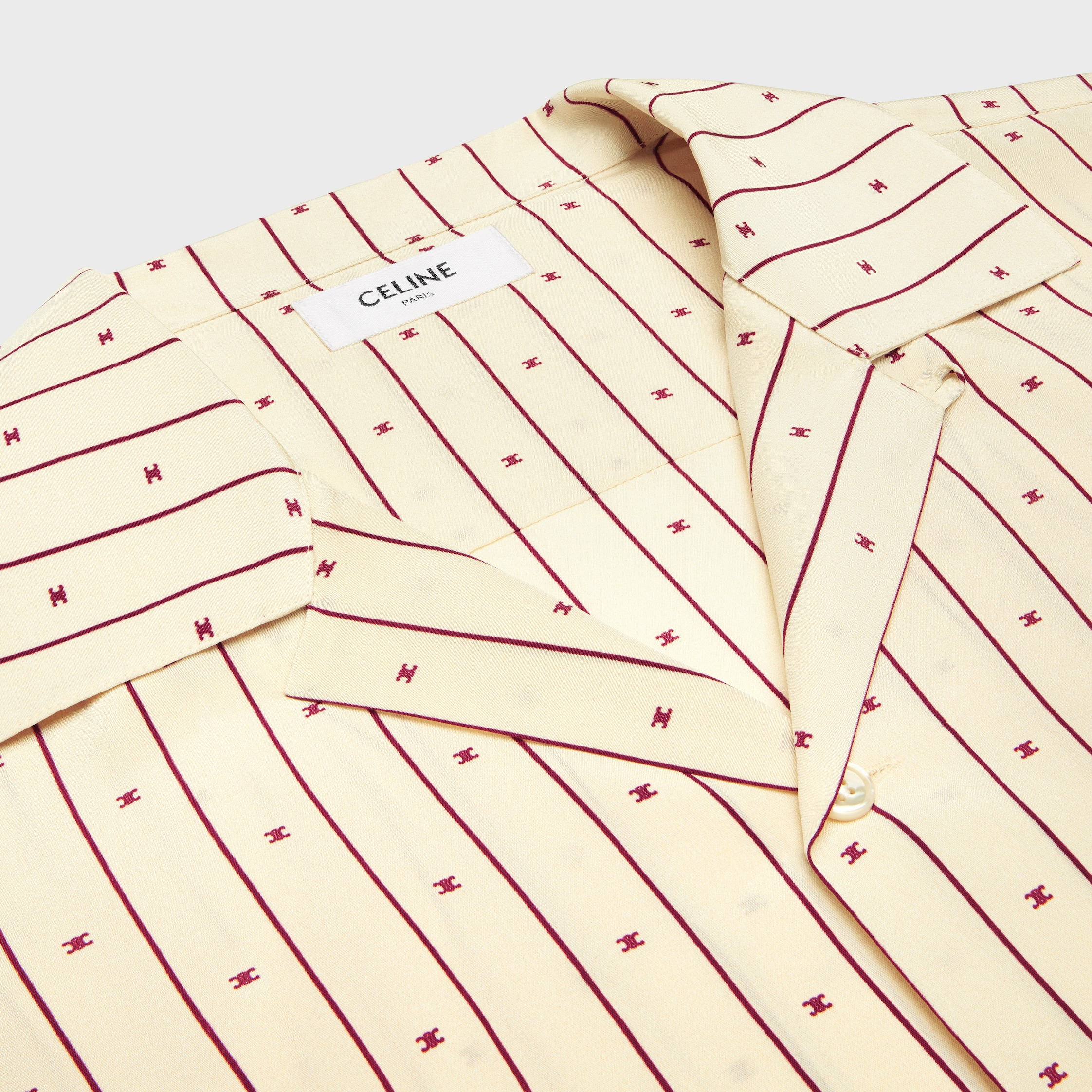 hawaiian shirt in printed viscose - 3