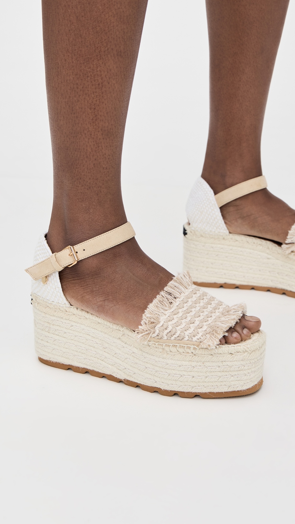 Gaia Jacquard Webbing And Alter Suede Espadrilles - 2