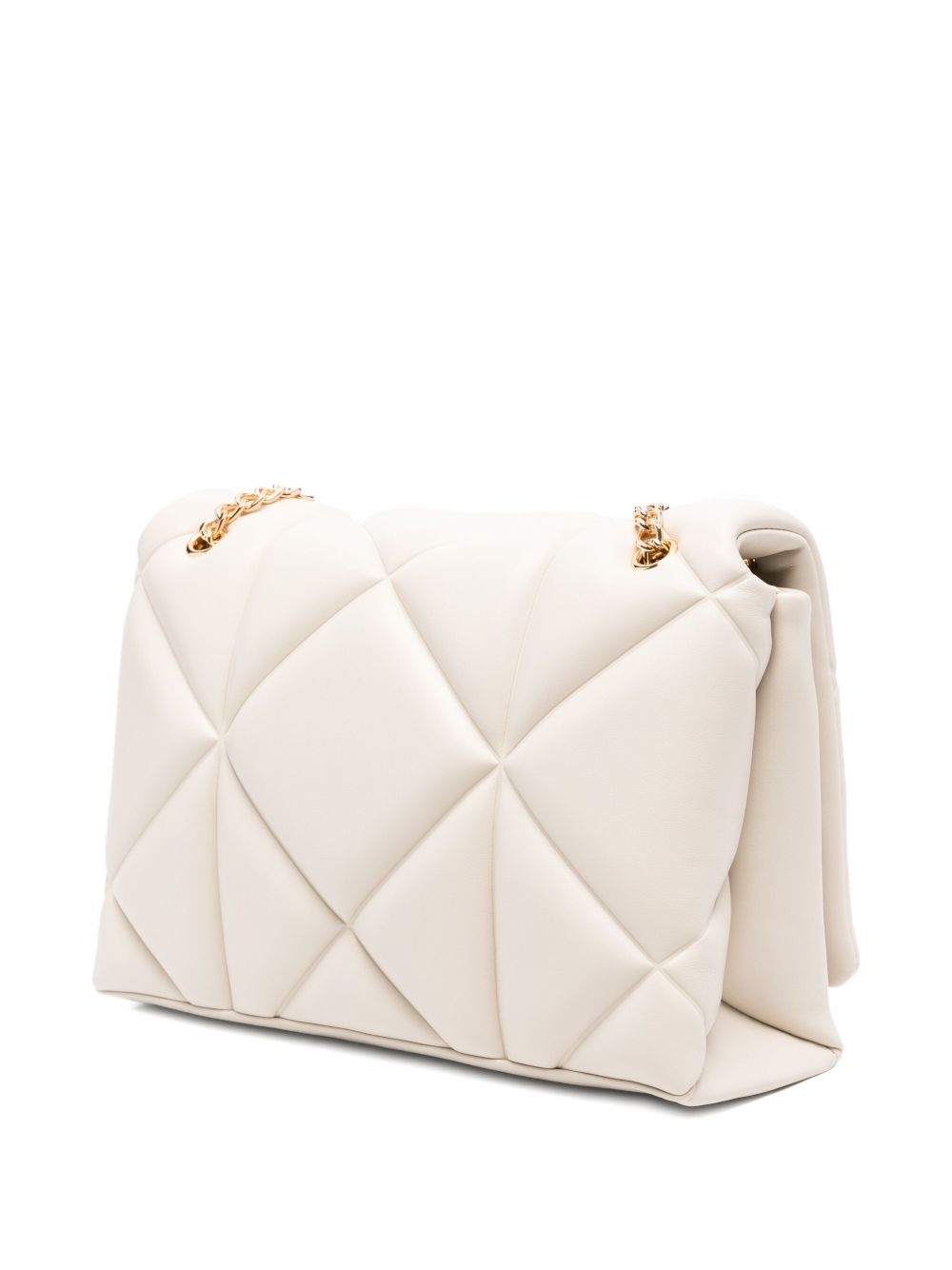 quilted logo-plaque shoulder bag - 3
