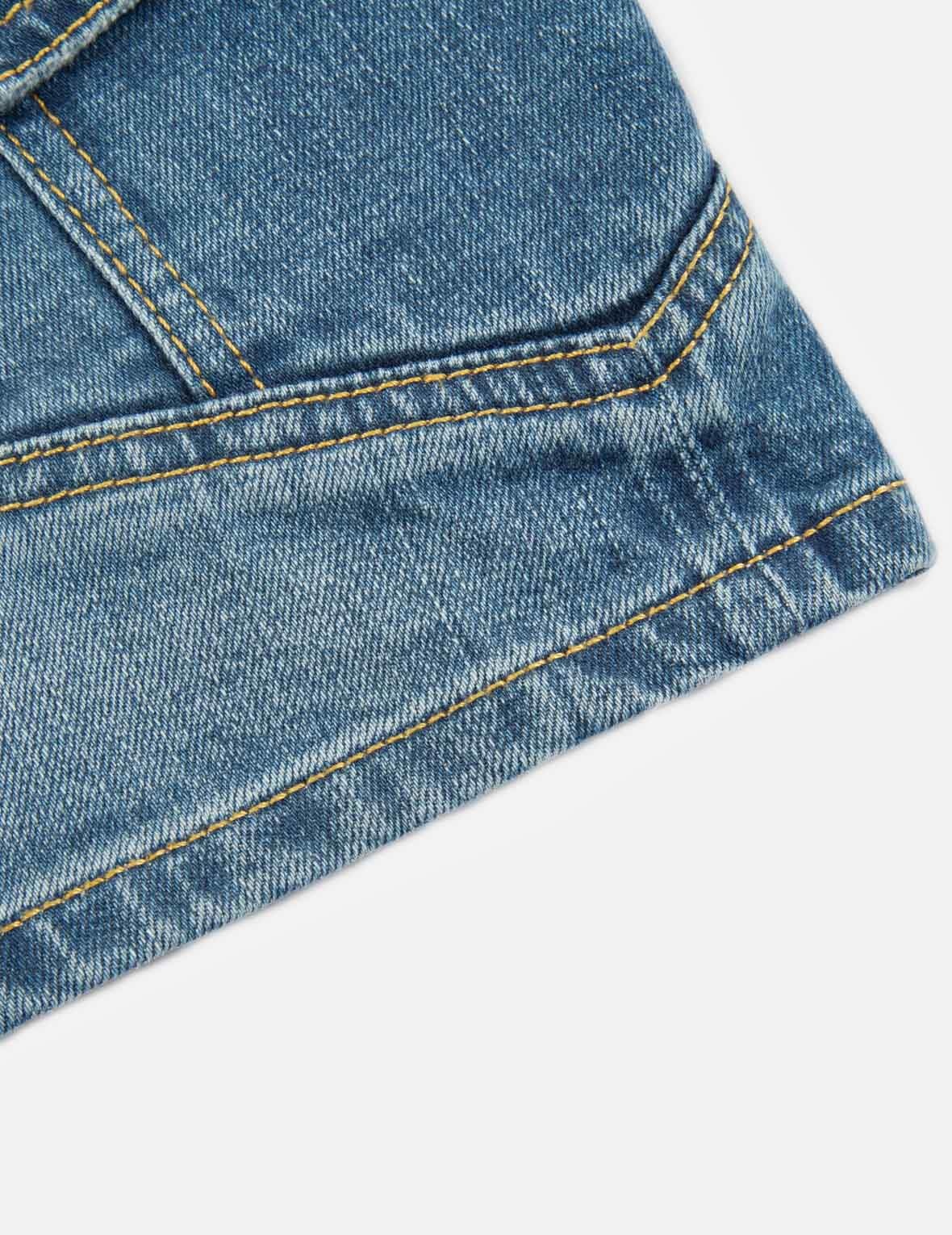 CARGO POCKET DENIM SHORTS - 12