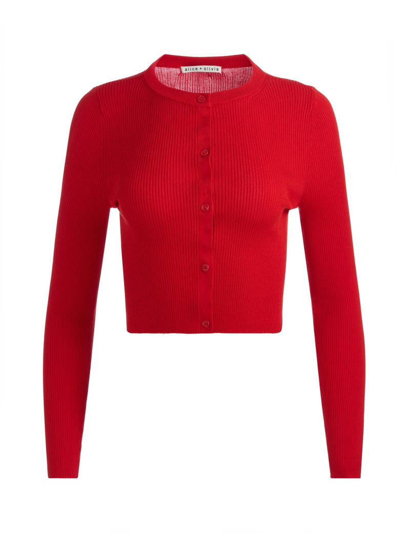 CARSON CARDIGAN - CHILI PEPPER 1