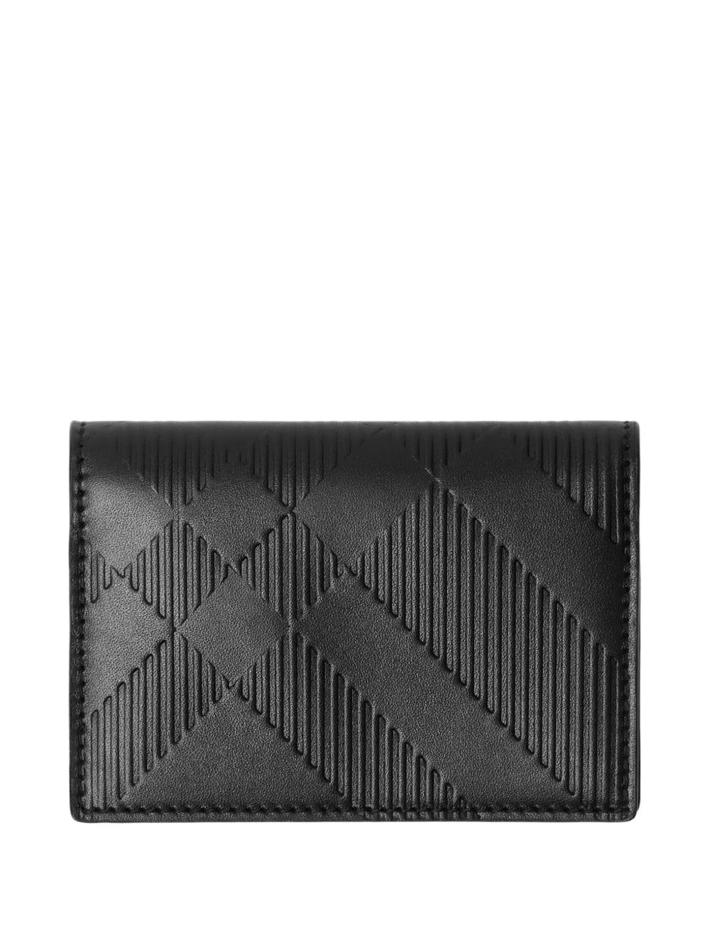 Embossed Check card case - 1