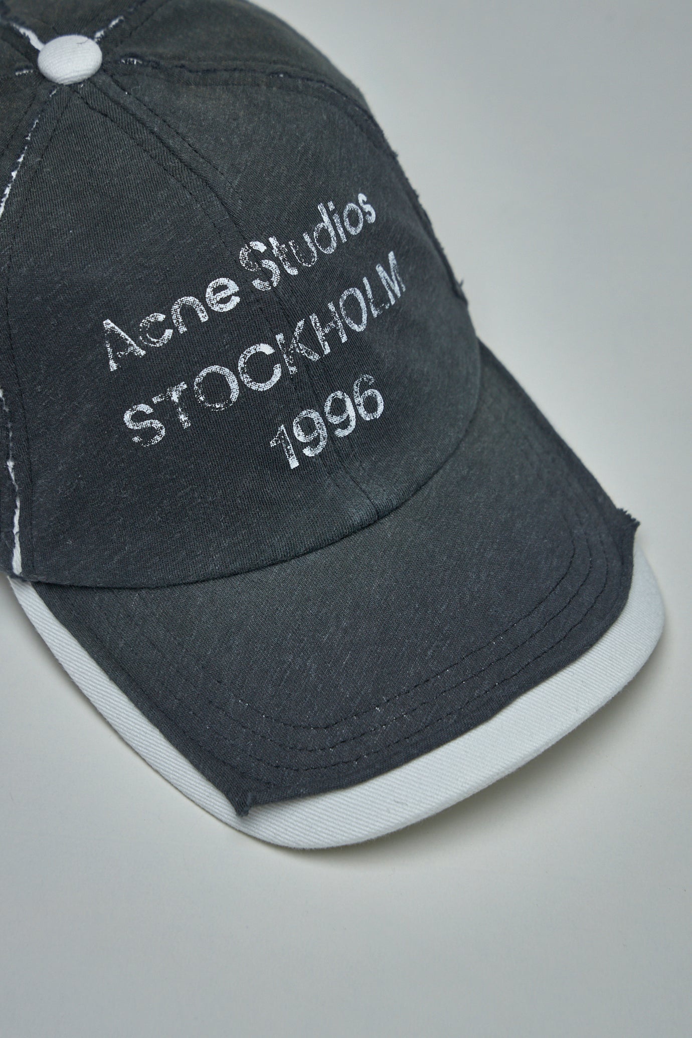 Acne Studios Logo Stamp Cap | labelsfashion | REVERSIBLE