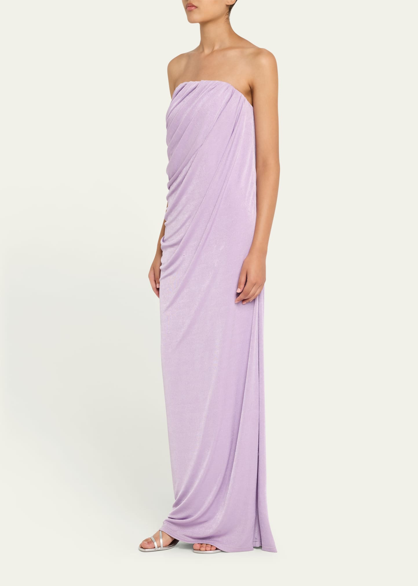 Zella Draped Column Dress - 4