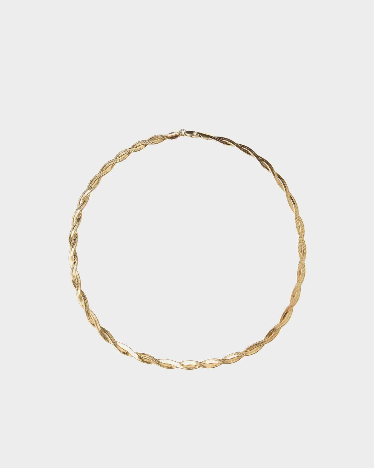 Kennedy Gold Twisted Chain Necklace - 1