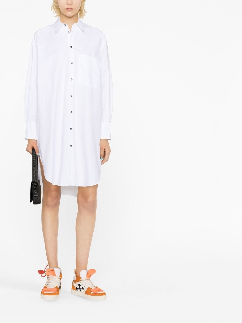 button-up shirtdress - 2