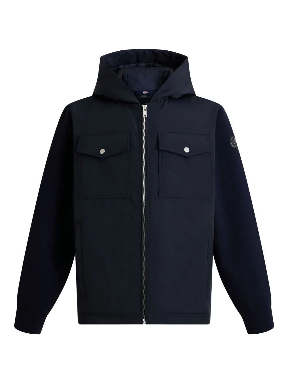 hooded bomber jacket - 1