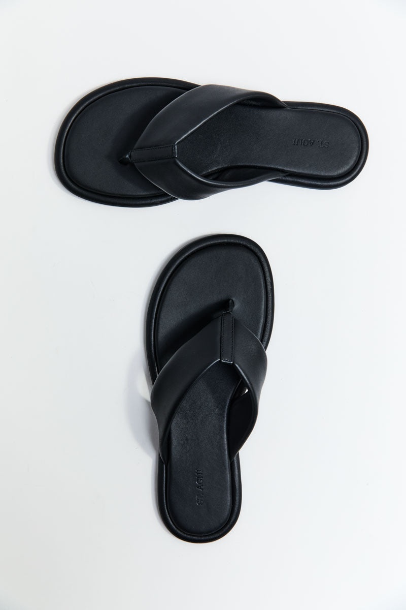 Soft Thong Slide - Black - 3