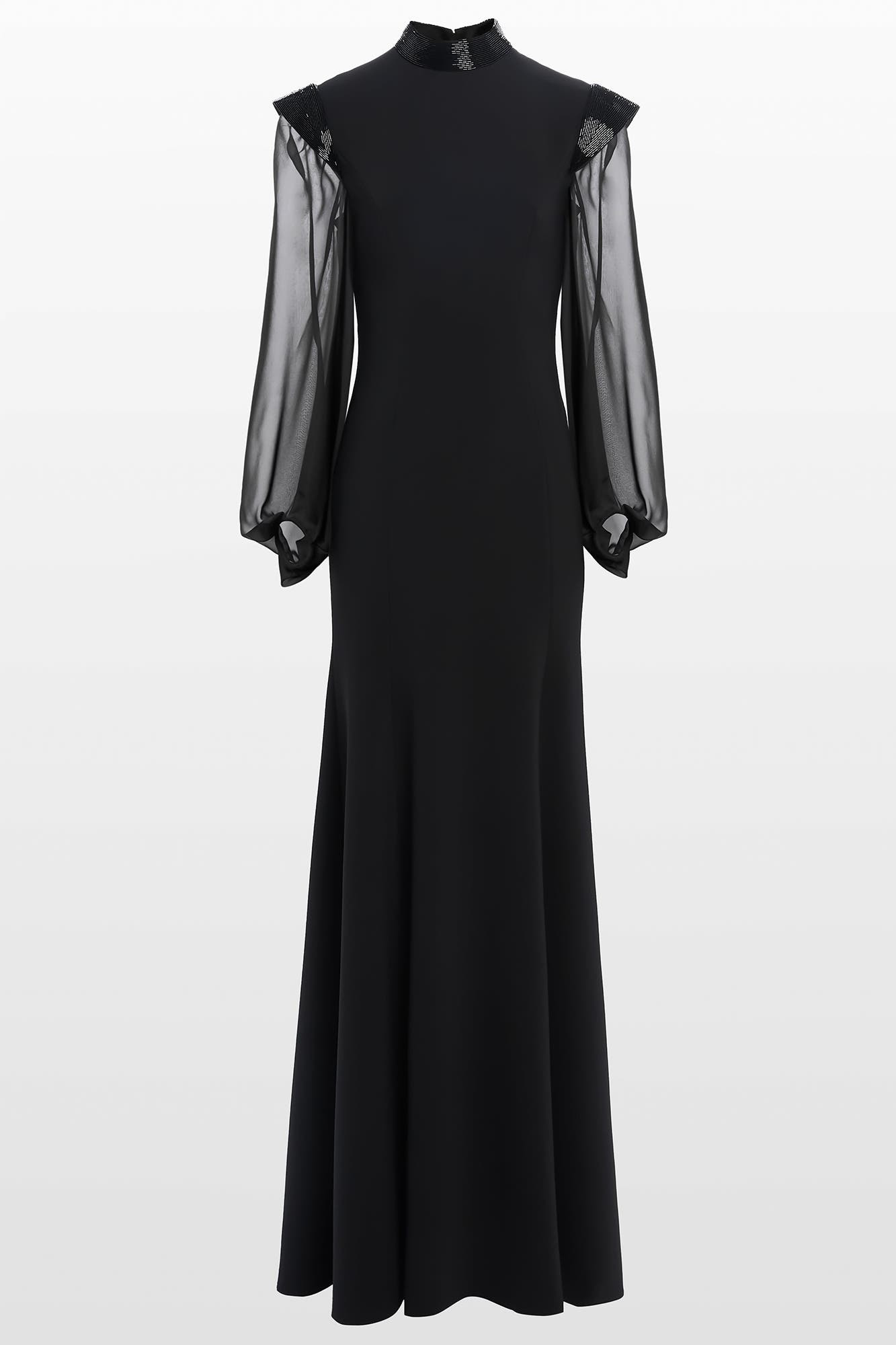 Jenny Packham Isabelle Maxi Dress in Liquorice at Nordstrom - 1