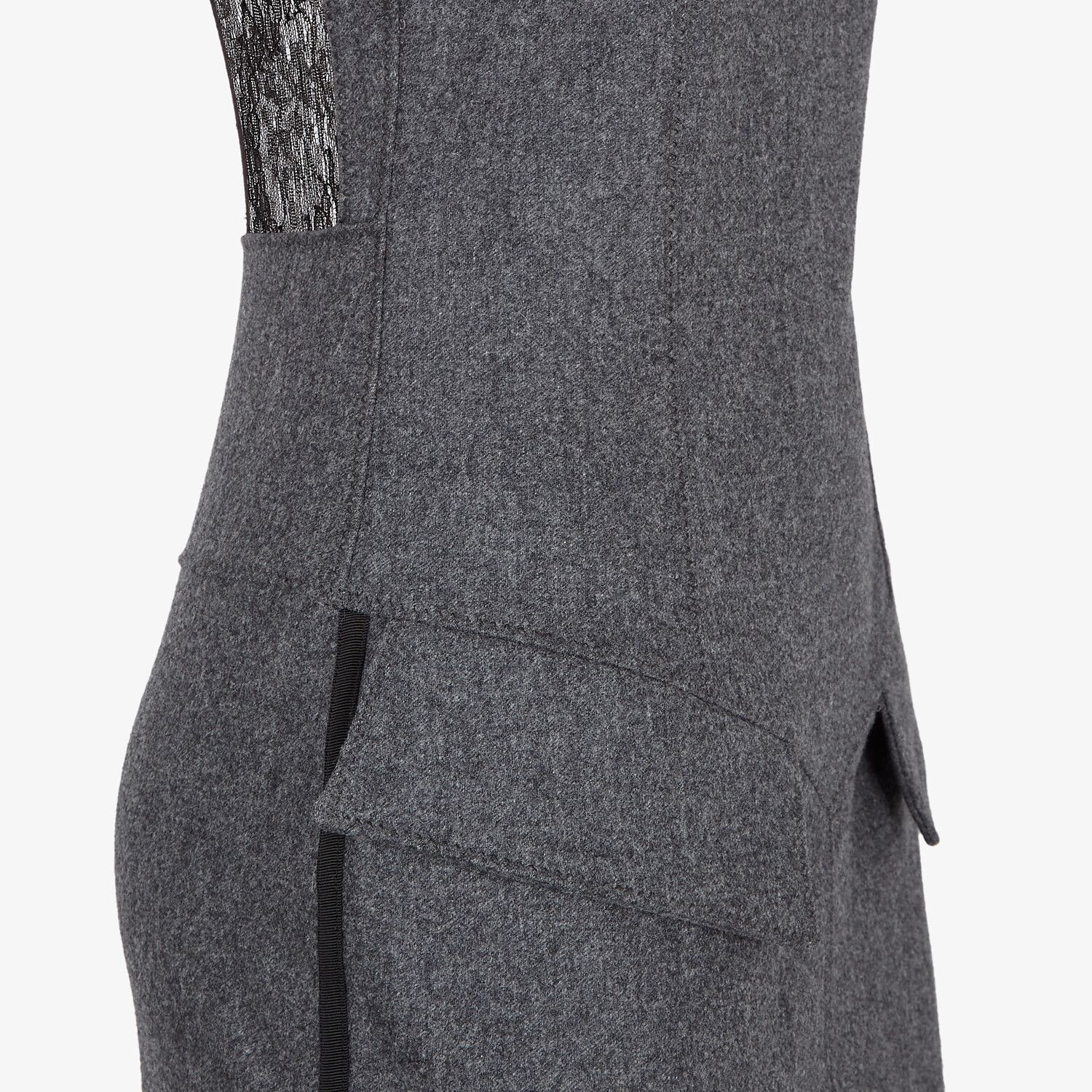 Gray cashmere dress - 3