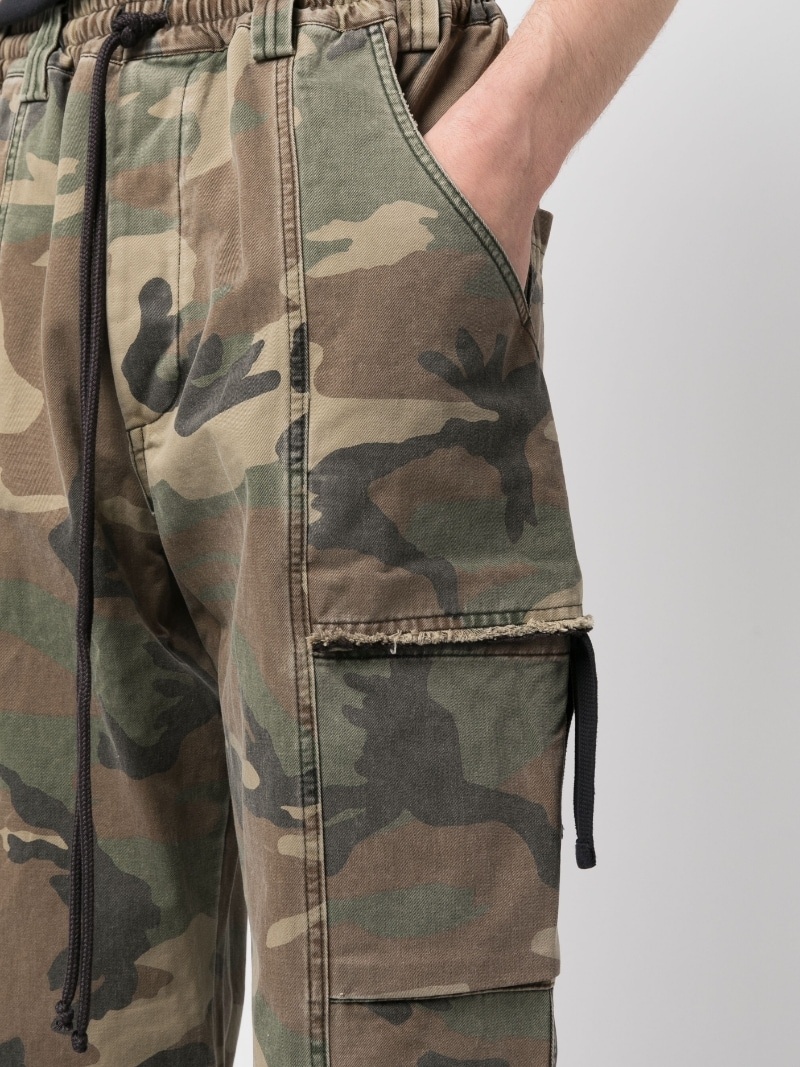 camouflage-pattern straight-leg trousers - 5