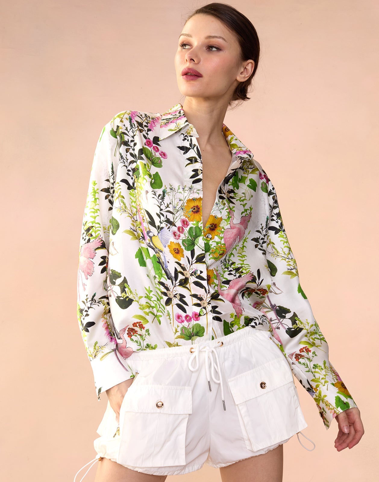 Secret Garden Silk Shirt - 7