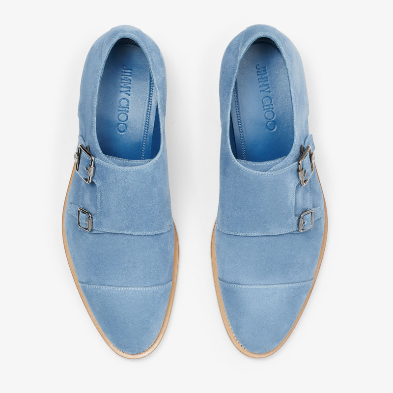 Finnion Monkstrap
Denim Velvet Suede Monk Strap Shoes 4