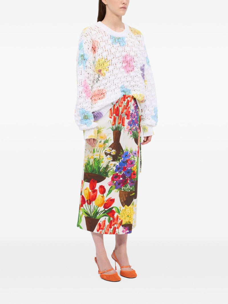 floral-print midi skirt 3