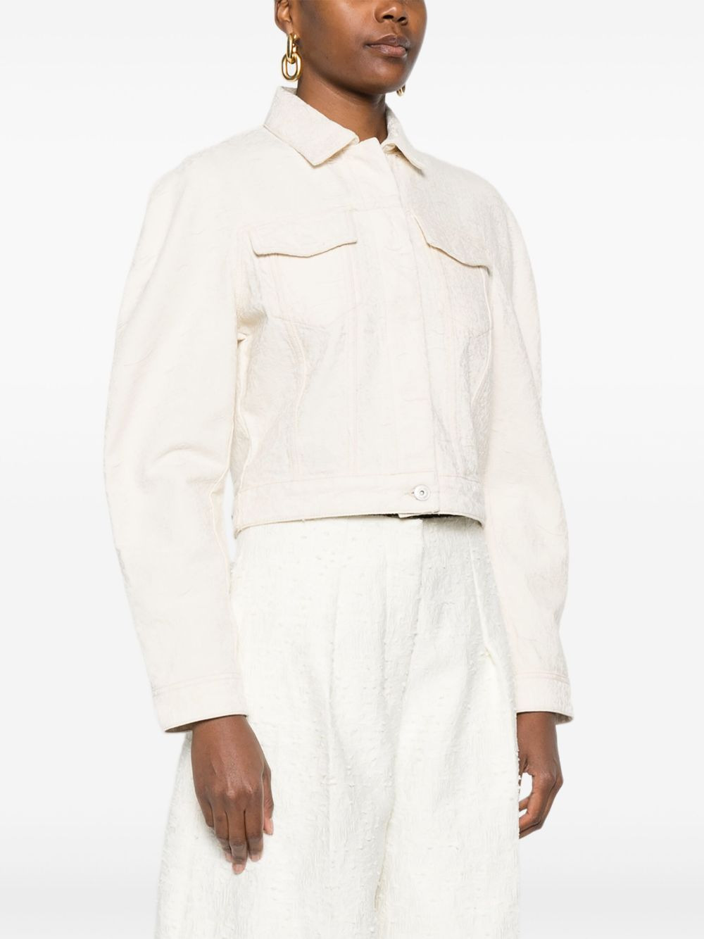 Le Ovalo de-Nîmes cropped jacket - 3