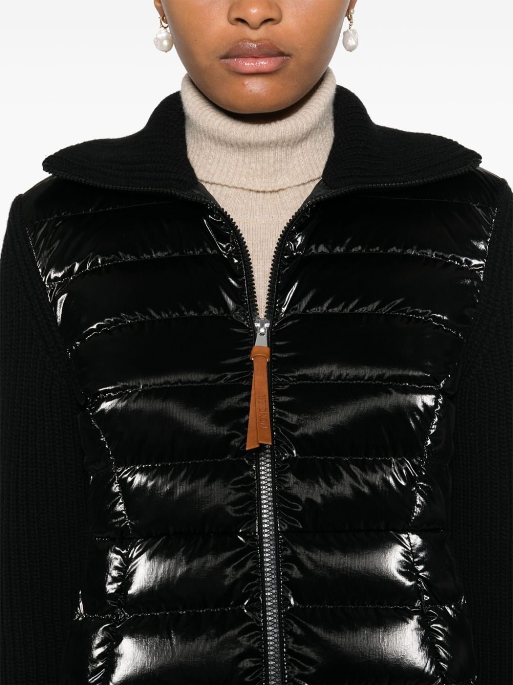 logo-patch jacket - 5