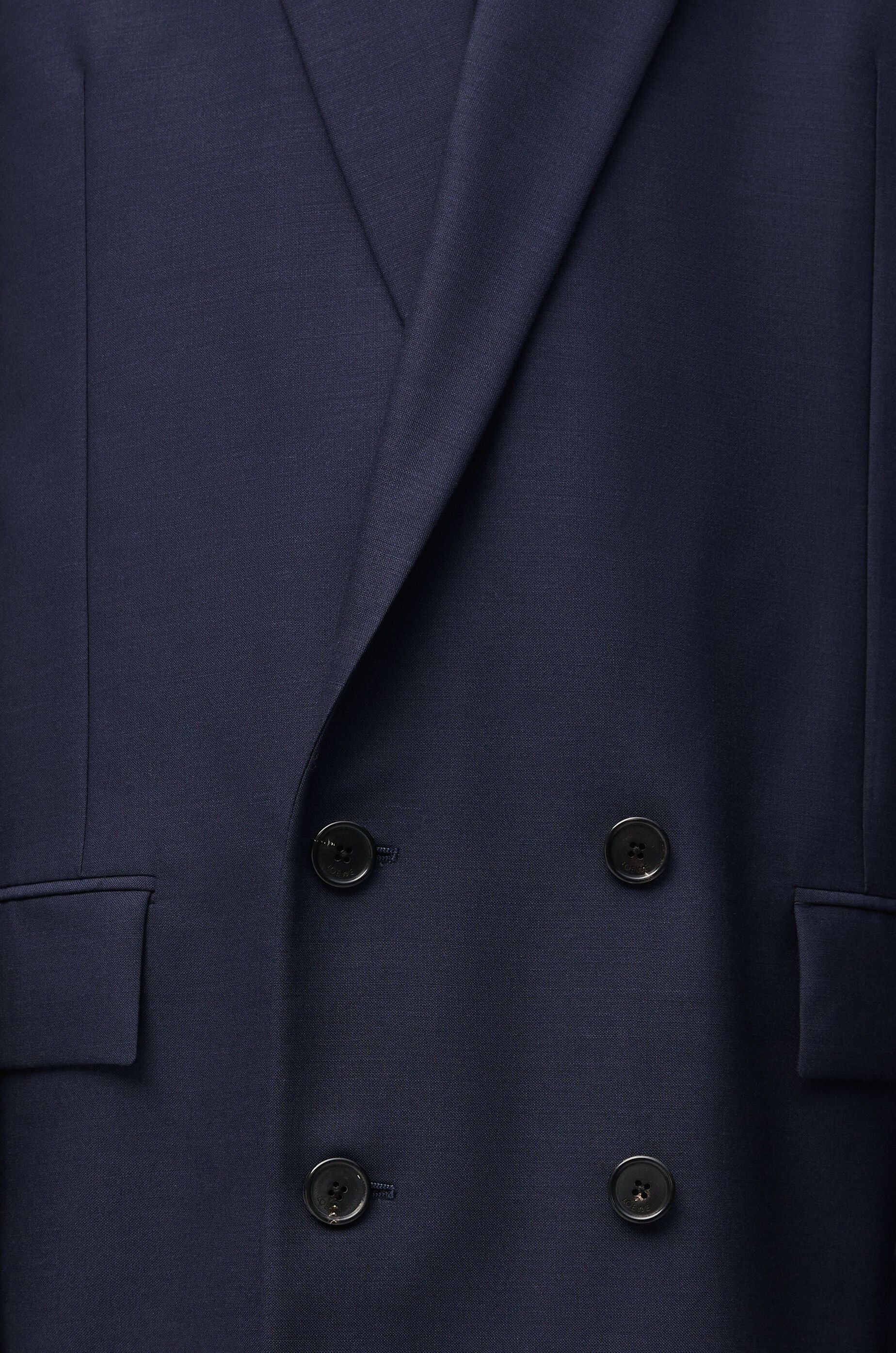 Double breasted jacket in wool and mohair - 5