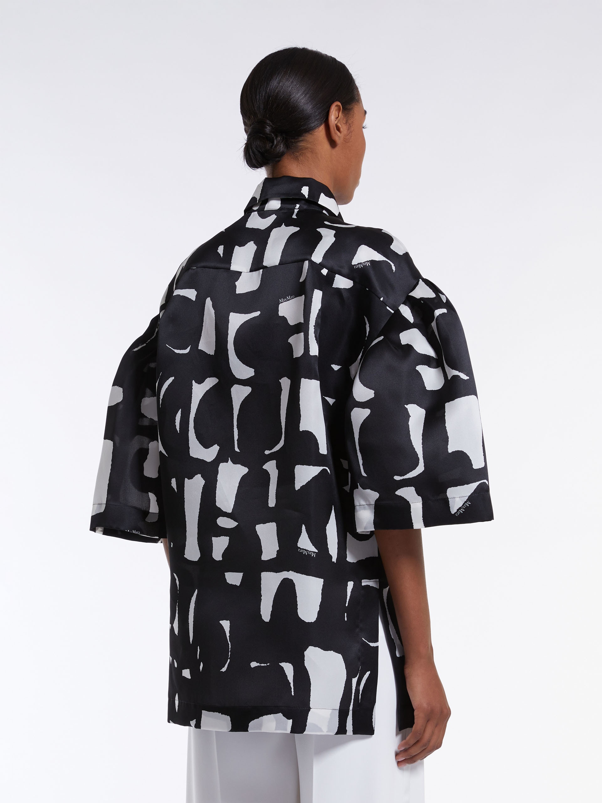 CARELLA Printed organza shirt - 4