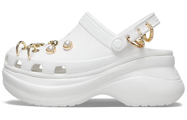 (WMNS) Crocs Clog Outdoor Classic Sports Sandals White 207389-103 - 2