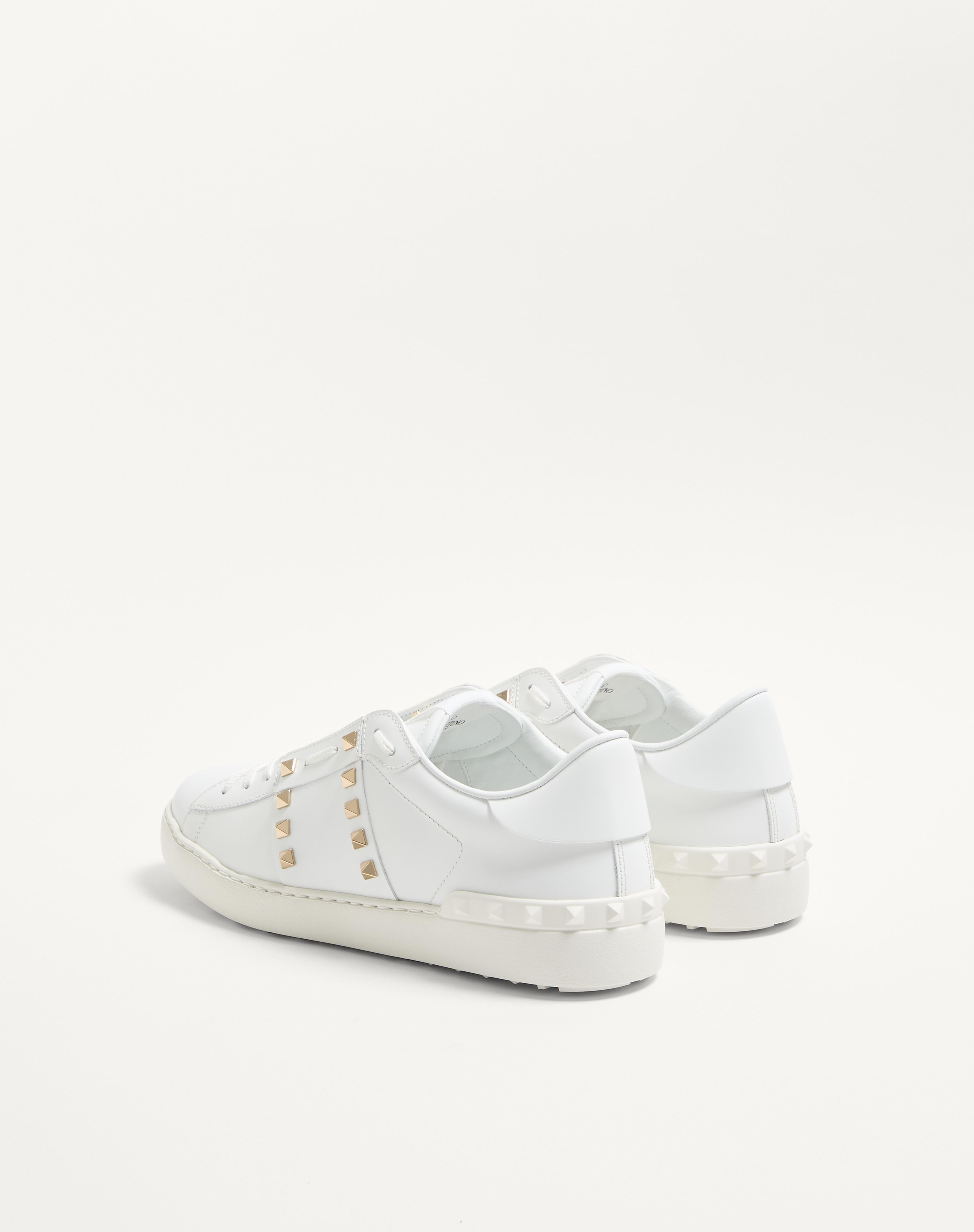 CALFSKIN ROCKSTUD UNTITLED SNEAKER - 6