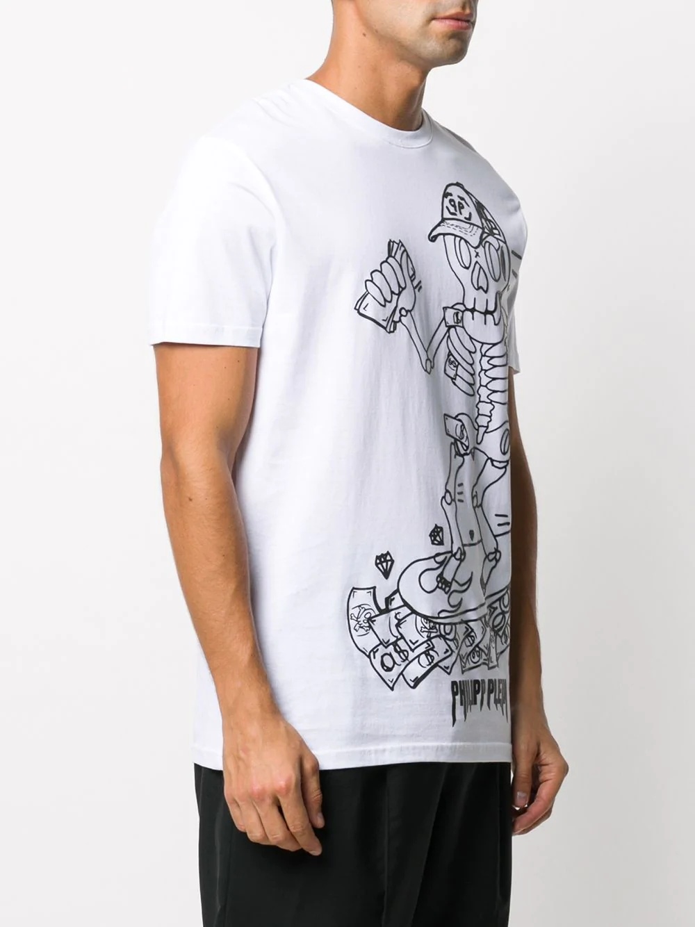 Graffiti-print cotton T-shirt - 3