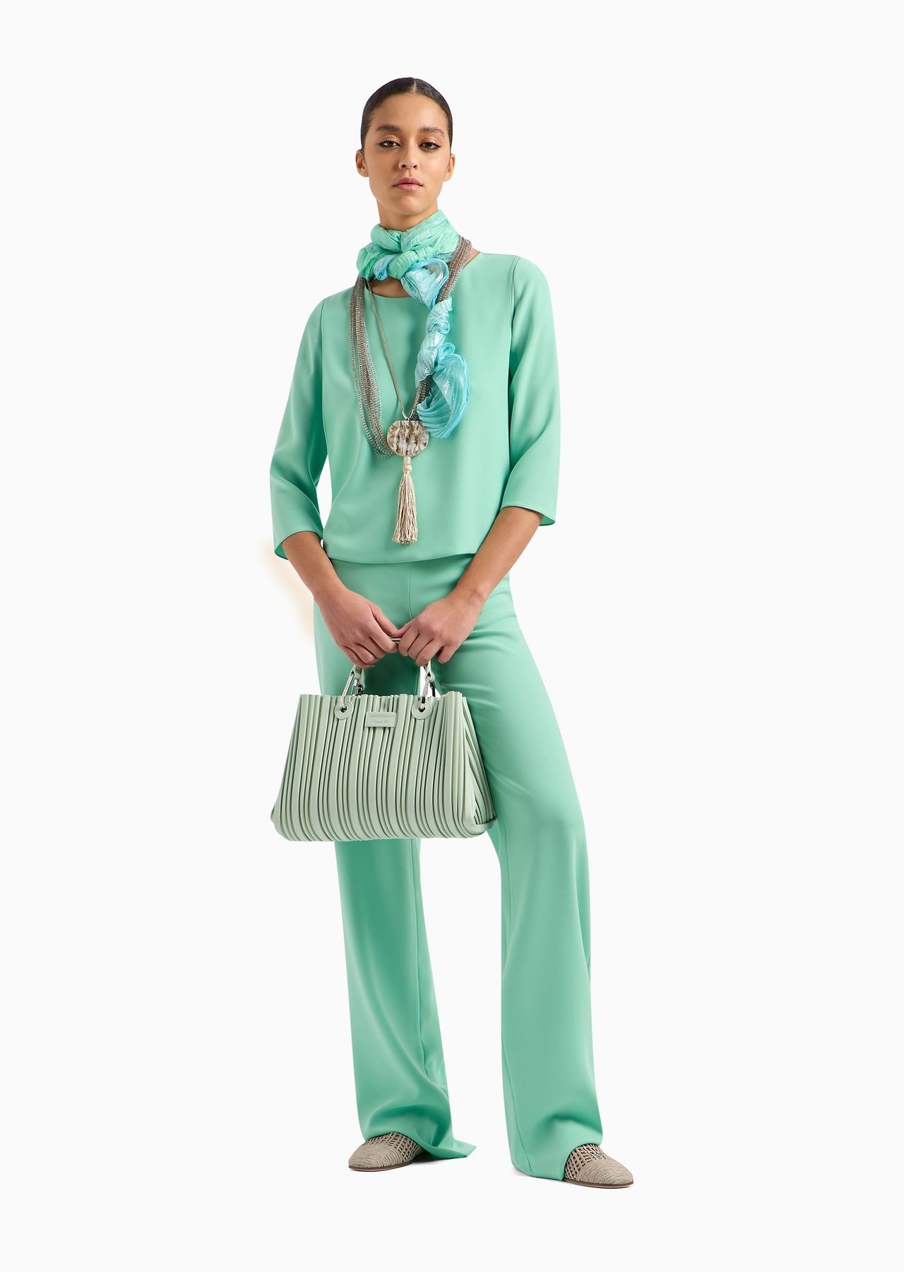 Techno cady palazzo trousers - 4