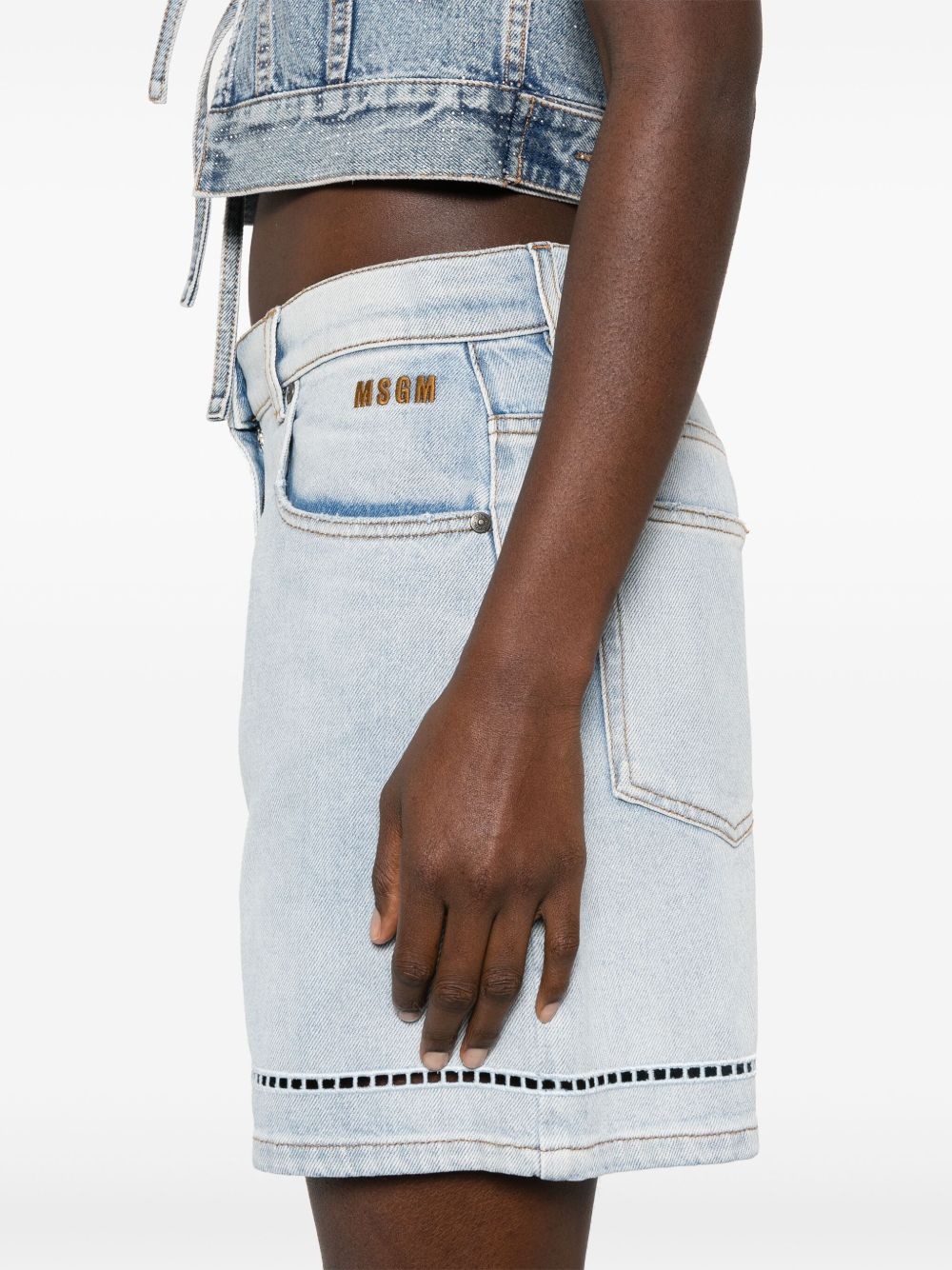 denim shorts - 5