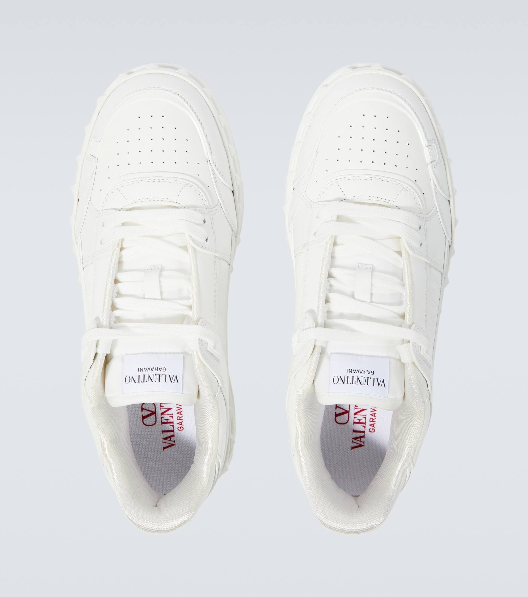 Freedots leather low-top sneakers - 4