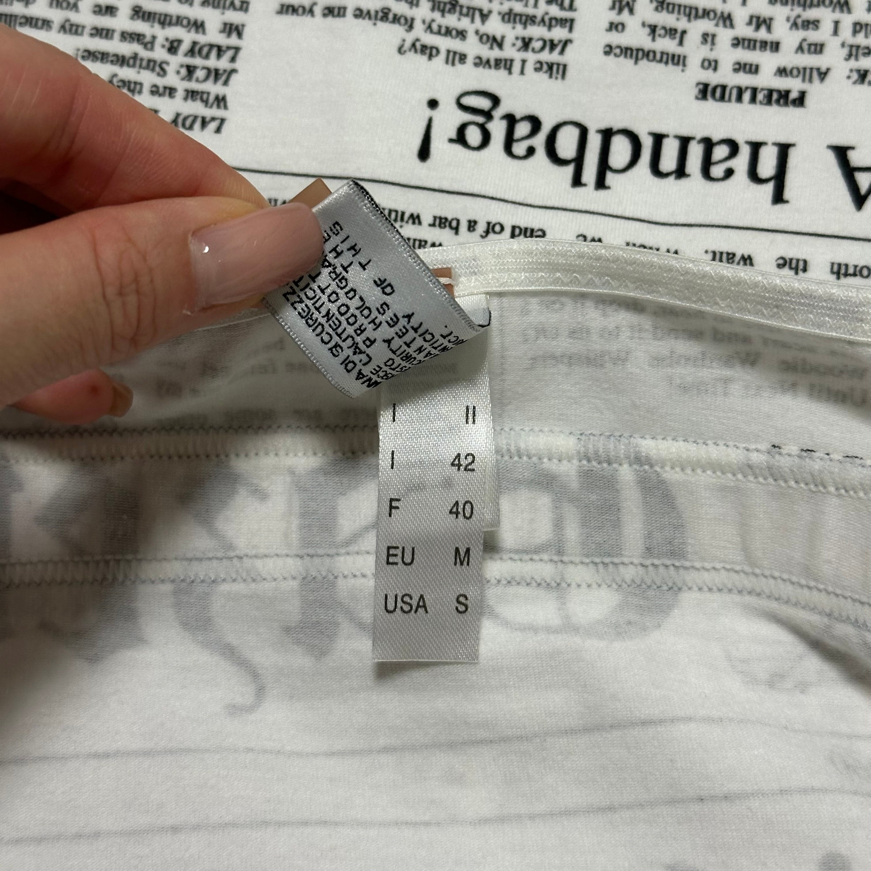JOHN GALLIANO Newspaper Print Camisole - 6