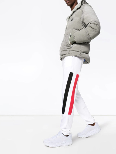 Moncler stripe detail jogging trousers outlook