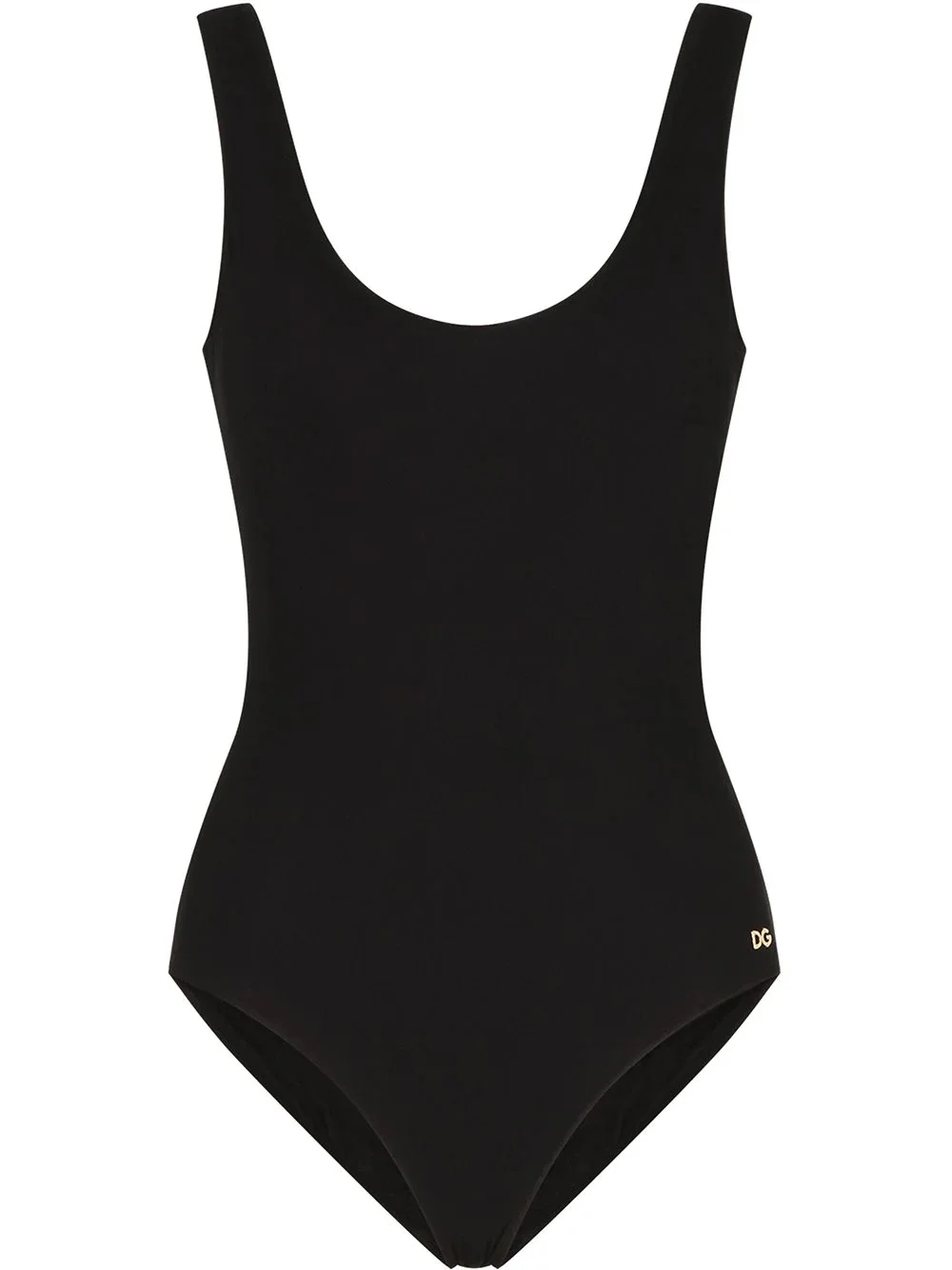 logo lettered swimsuit - 1