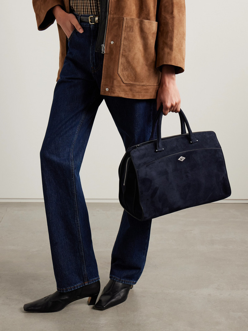 MÉTIER Private Eye Medium Suede Tote outlook