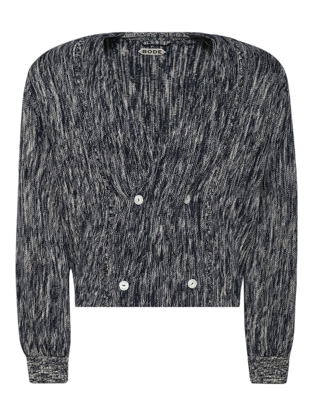 double-breasted cardigan - 2