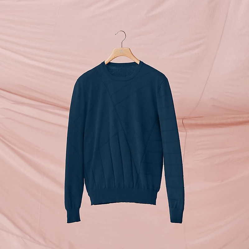 "Pique voilier" crewneck sweater 4