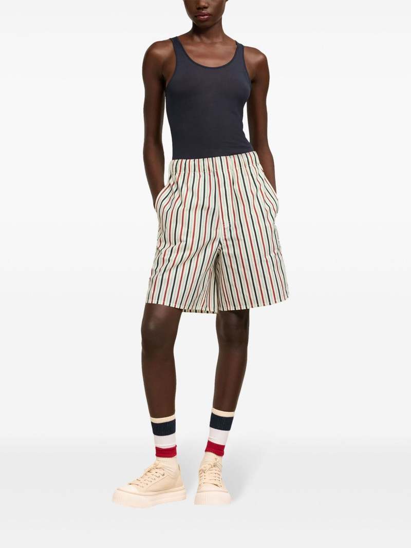 AMI Paris La Plage Ami printed mini shorts outlook