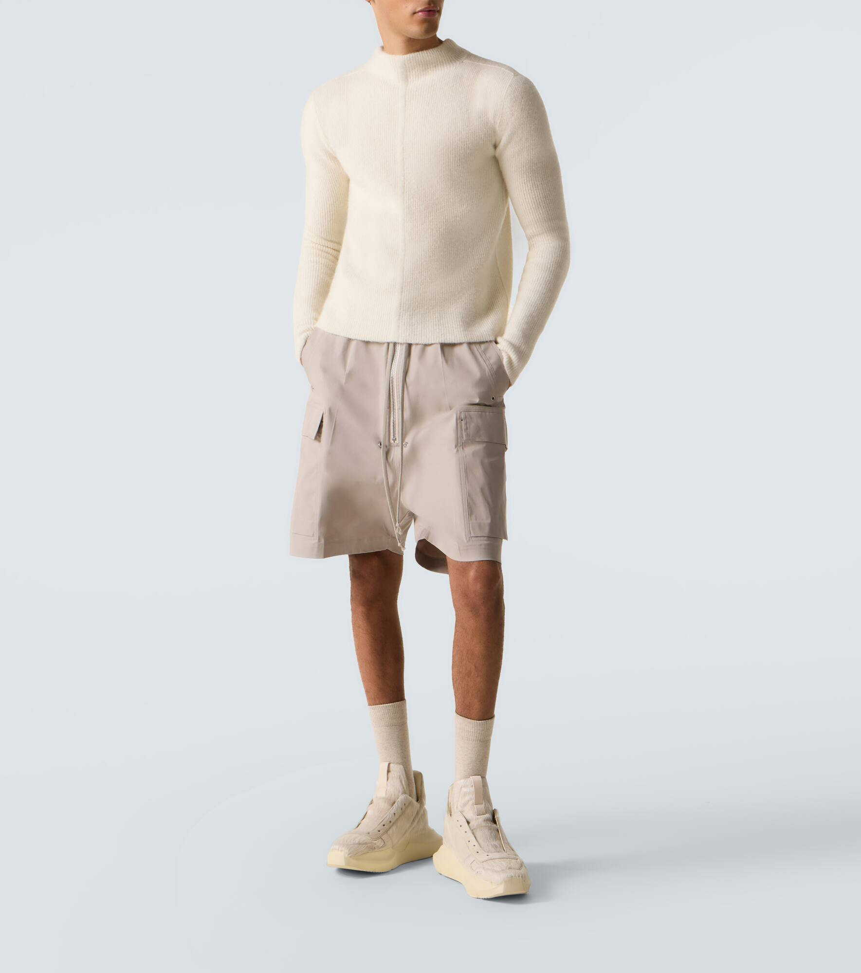Cargobela cotton-blend cargo shorts - 2