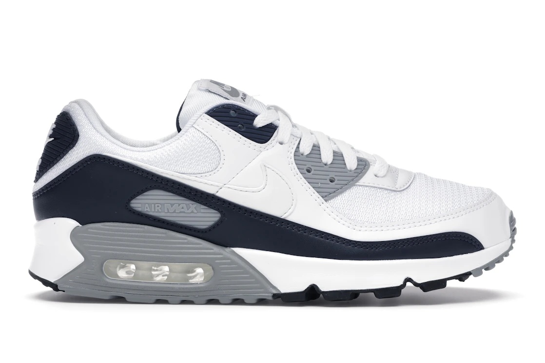 Nike Air Max 90 White Grey Obsidian - 1