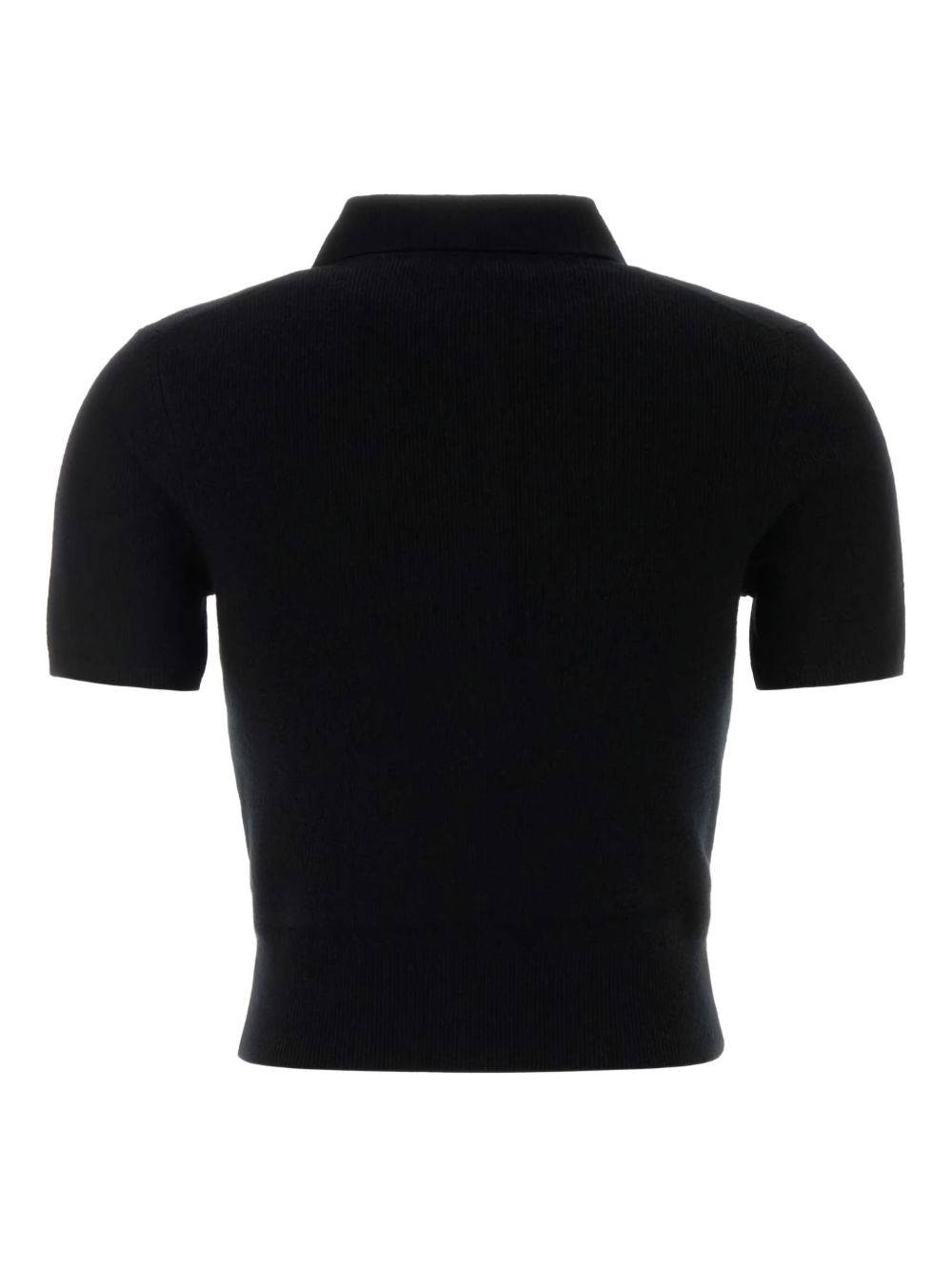 wool polo-neck cardigan - 2