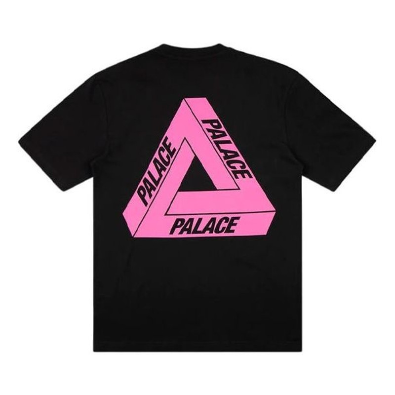 PALACE Tri-To-Help limited Triangle Short Sleeve Unisex Black P18TS228 - 1