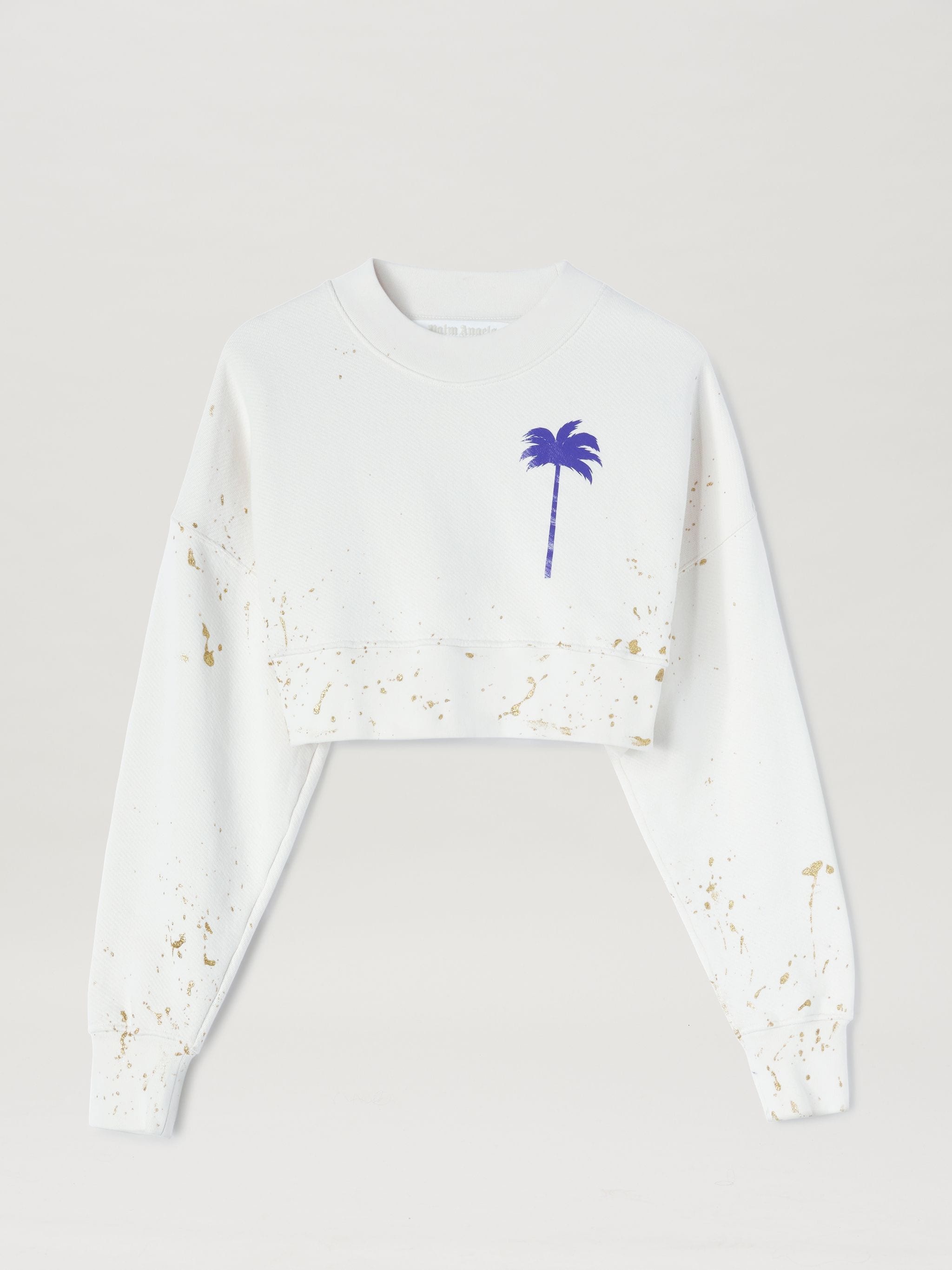 PXP PAINTED CROPPED SWEATSHIRT - 1