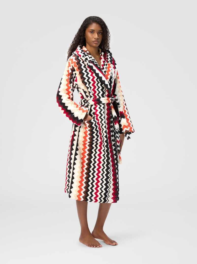 Missoni Cotton terry bathrobe zig zag outlook
