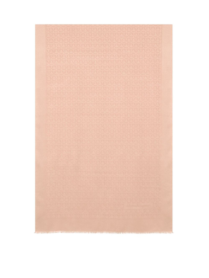 jacquard-logo gancini scarf 1