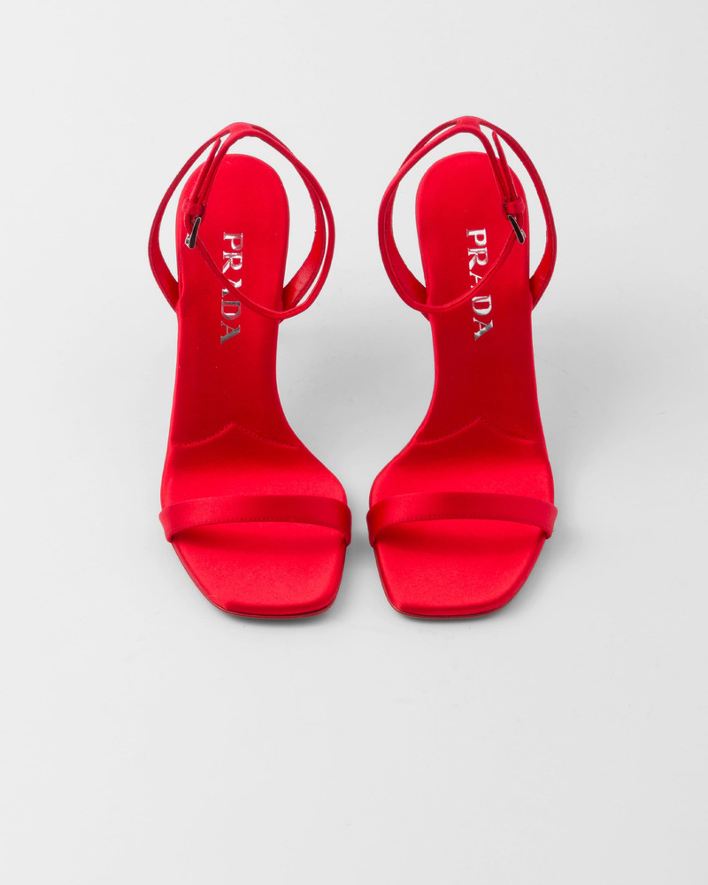 Satin high-heeled sandals 3