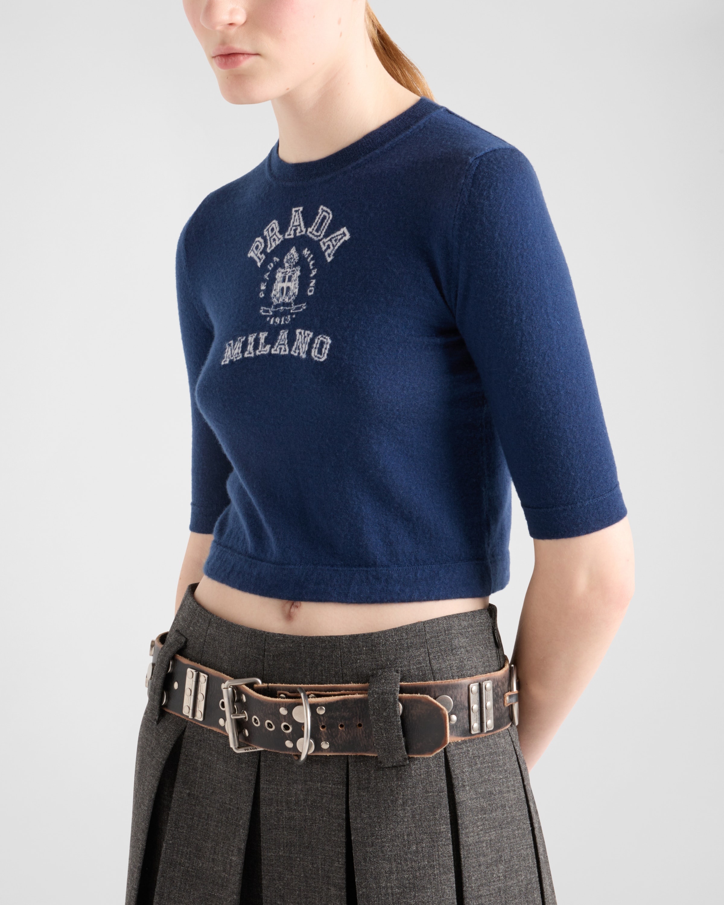 Cashmere intarsia sweater - 3