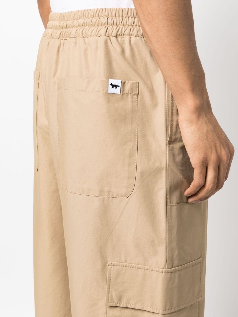 elasticated cargo trousers - 5