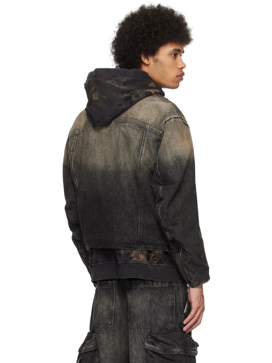 Black D-Marge-S Denim Jacket - 3